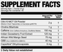 Magnum Fasted Cardio Supplement Facts & Nutrition Label | Fat Burning & Focus Support | TigerFitness.com