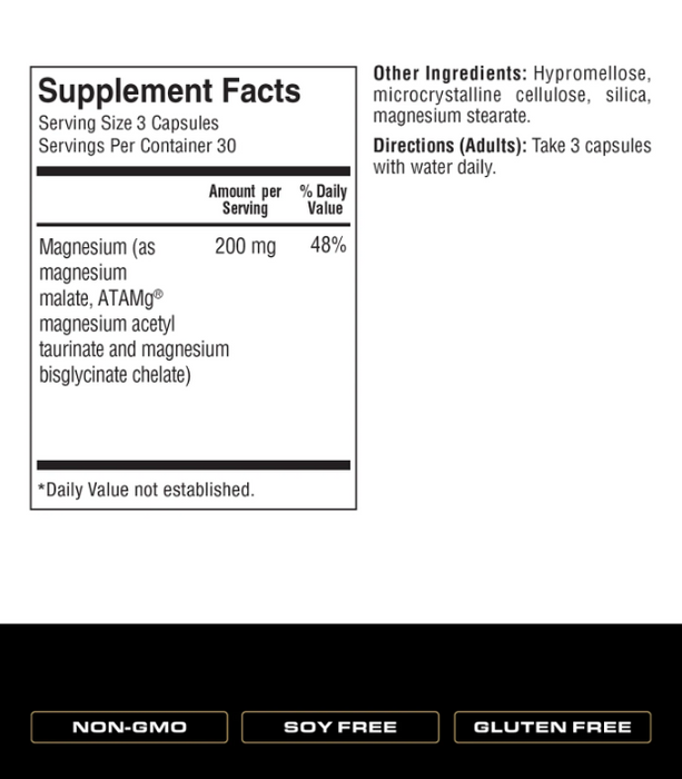 Spoken Nutrition MAG 3 | Triple Magnesium Blend for Stress & Performance