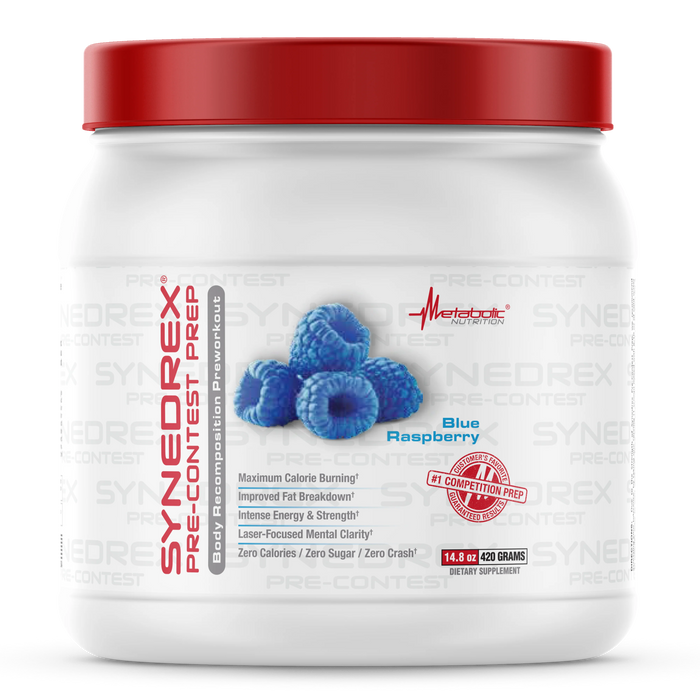 Metabolic Nutrition Synedrex Pre-Contest | High-Stim Thermogenic Pre-Workout for Energy, Focus & Fat Loss