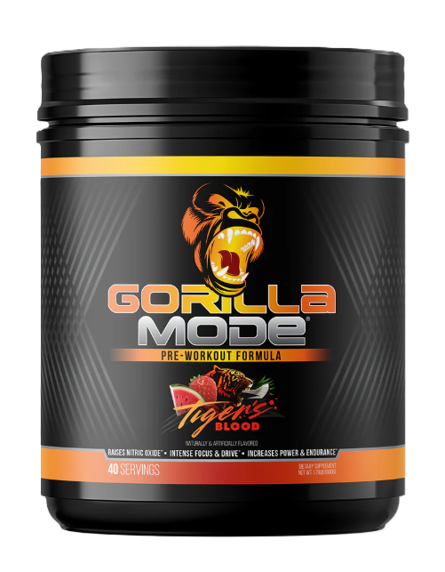 Gorilla Mind Gorilla Mode Pre-Workout | High-Stim Performance, Energy & Muscle Pump Formula