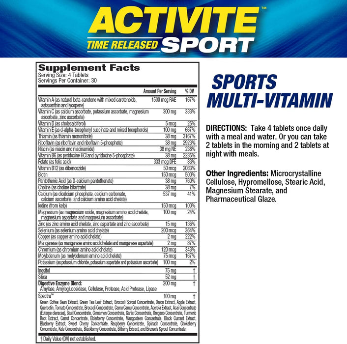 MHP Activite Multi | Performance Multivitamin for Athletes