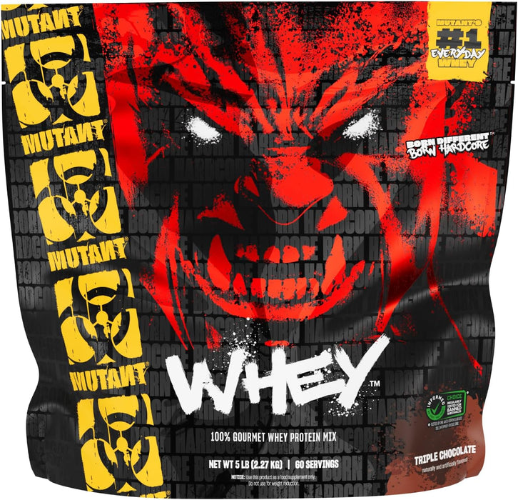 MUTANT Whey Protein Powder Triple Chocolate  – 5-Stage Protein Blend for Muscle Growth – TigerFitness