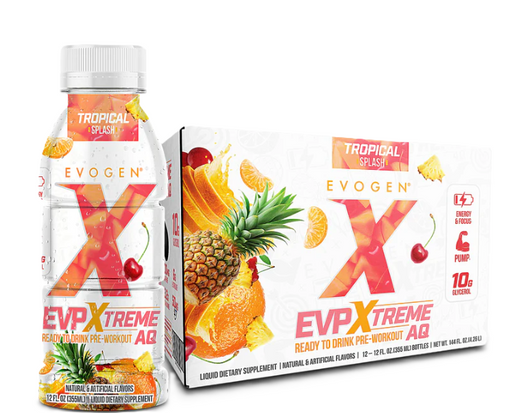 Evogen Nutrition EVP Xtreme AQ RTD Pre-Workout Tropical Splash | TigerFitness.com