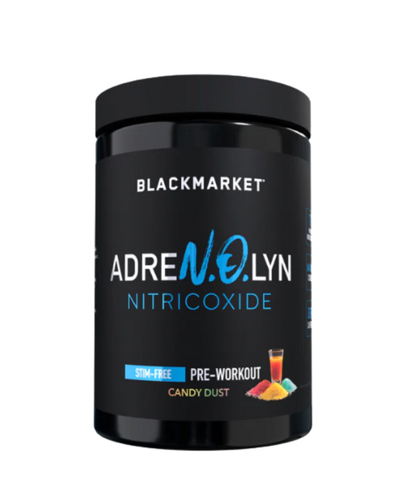 BlackMarket Labs AdreNOlyn Stim-Free Pump | Non-Stimulant Pre-Workout for Intense Pumps