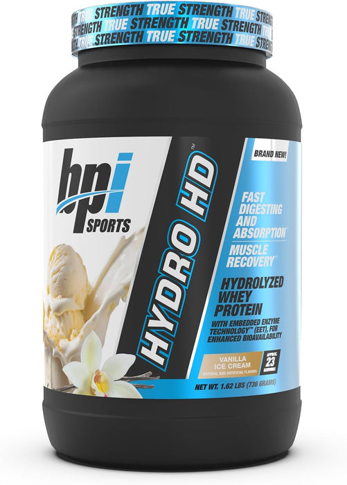 BPI Sports Hydro HD Vanilla Ice Cream  Hydrolyzed Whey Protein Isolate | TigerFitness