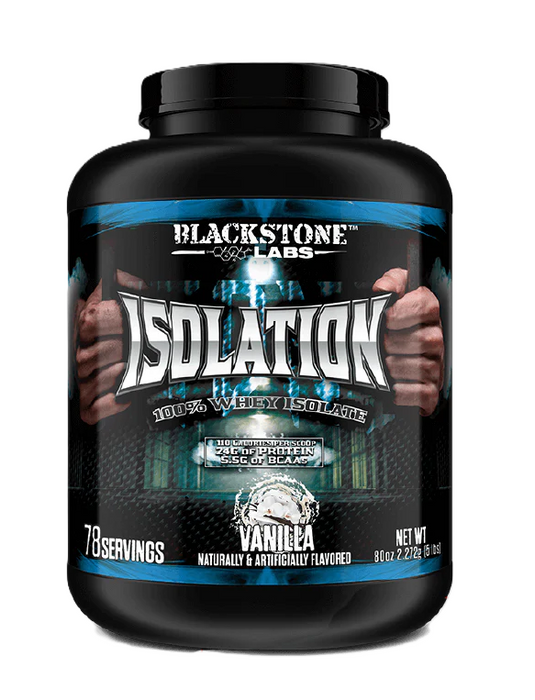 BlackStone Labs Isolation | Pure Whey Protein Isolate Powder