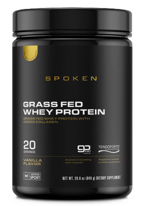 Spoken Grass-Fed Whey + Collagen Protein | Muscle & Joint Support