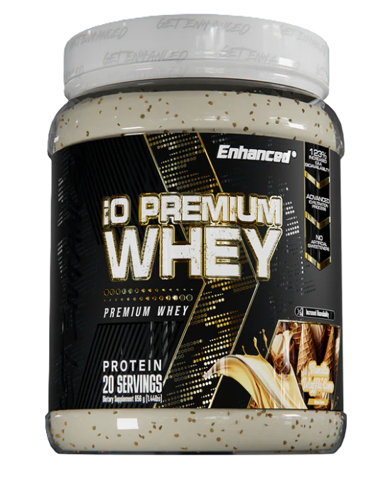 Enhanced Labs iO Premium Whey – Vnailla Waffle Cone Advanced Whey Protein Isolate Powder | TigerFitness