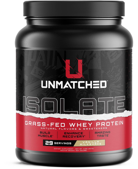 Unmatched Isolate – 100% Whey Protein Isolate Powder | Vanilla MilkShake | TigerFitness
