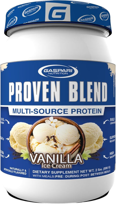 Gaspari Nutrition Proven Blend Multi-Source Protein Vanilla Ice Cream | Tigerfitness.com