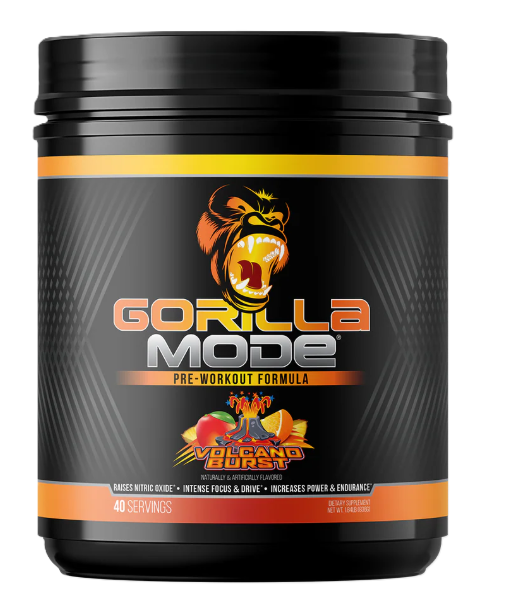 Gorilla Mind Gorilla Mode Pre-Workout | High-Stim Performance, Energy & Muscle Pump Formula