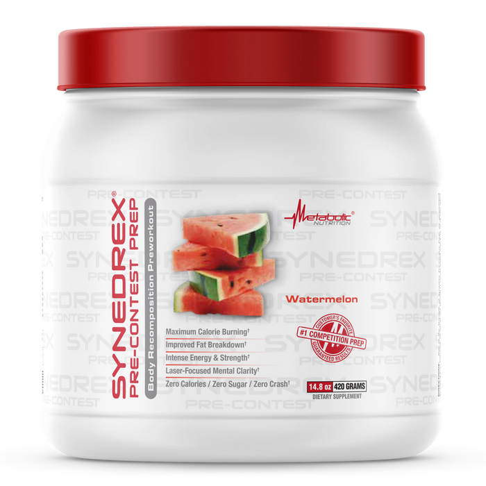 Metabolic Nutrition Synedrex Pre-Contest | High-Stim Thermogenic Pre-Workout for Energy, Focus & Fat Loss
