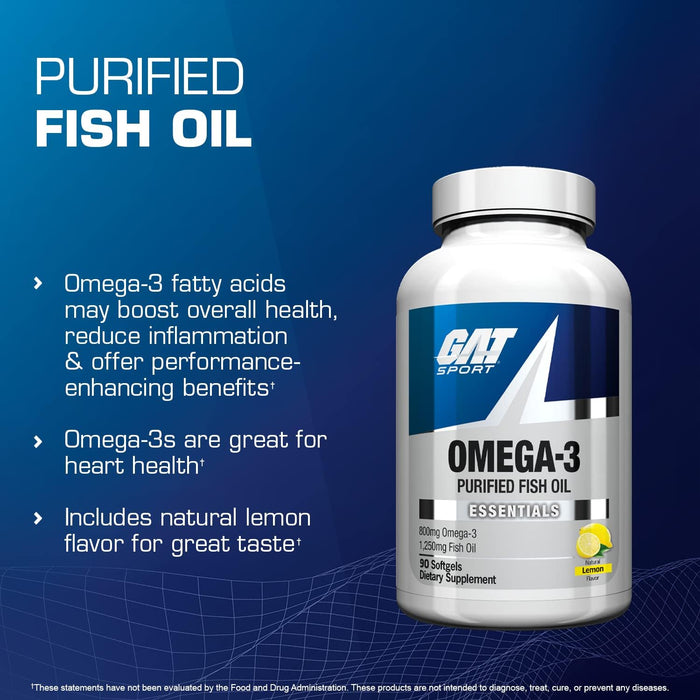 GAT Sport | Essentials Omega-3 Fish Oil
