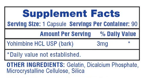 Hi-Tech Pharma Yohimbine HCL | Fat Loss, Energy & Performance