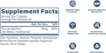 Revive MD Zinc supplement facts panel showing OptiZinc zinc monomethionine formula 