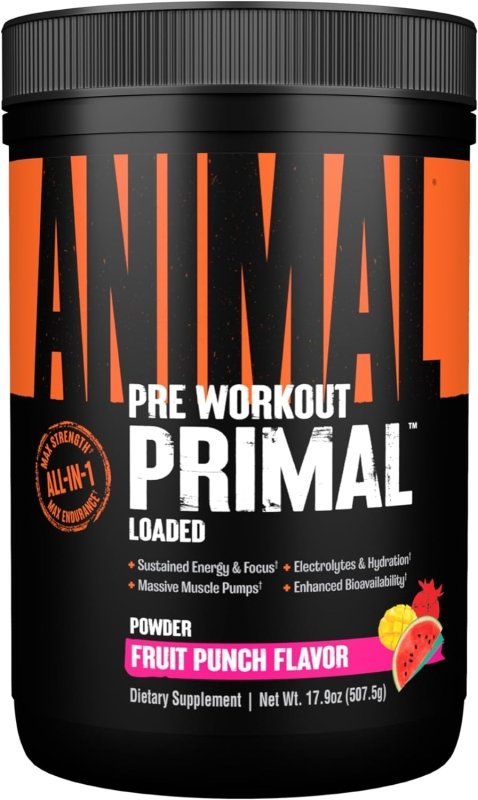 Animal Primal Loaded | Pre - Workout Formula - Animal | Universal Nutrition - Tiger Fitness