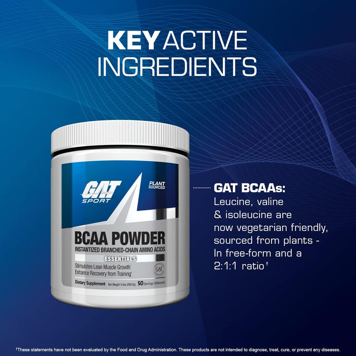 GAT Sport |  Essential BCAA Powder