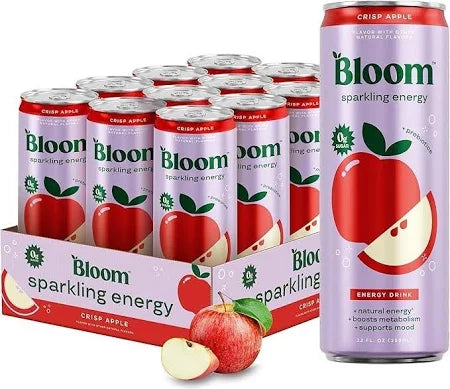Bloom Sparkling Energy Drink | Refreshing Clean Energy Beverage