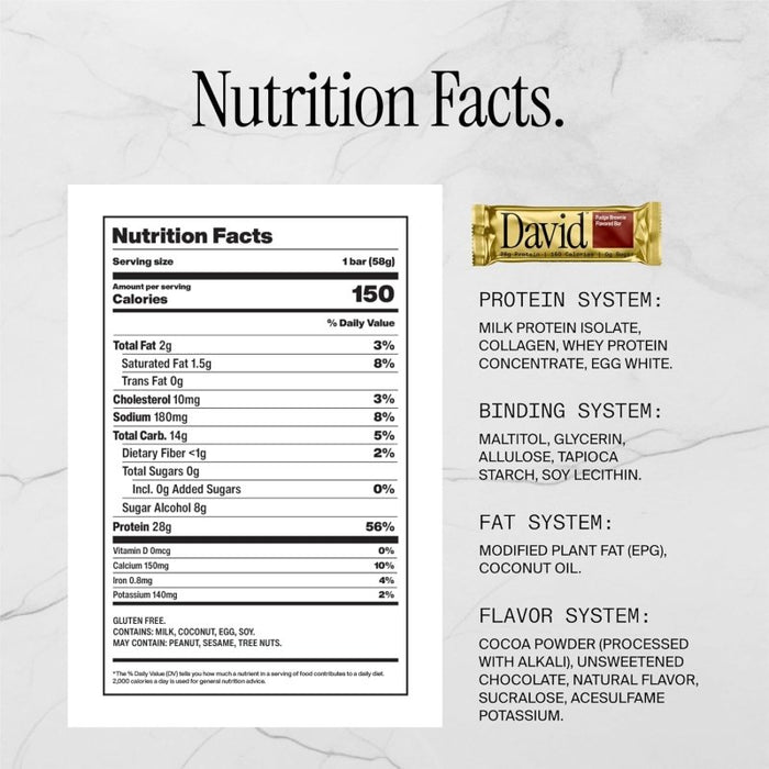 David Bar Bar Code David Protein Bar | Tasty High-Protein Snack Bar — Tiger Fitness