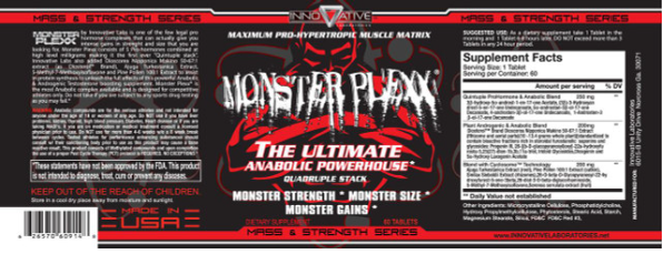 Innovative Labs Monster Plexx | Extreme Prohormone Muscle & Strength Support