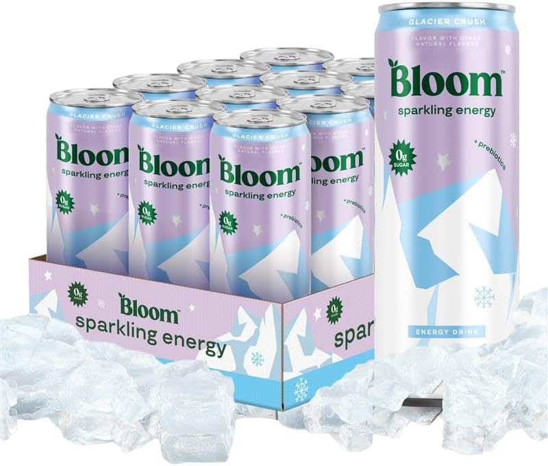 Bloom Sparkling Energy Drink | Refreshing Clean Energy Beverage