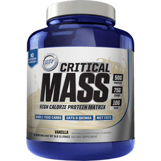 Critical Mass | High Calorie Protein Matrix -Vanilla  Hi - Tech Pharmaceuticals - Tiger Fitness