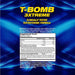 MHP T-Bomb 3Xtreme Supplement Facts & Ingredients Label