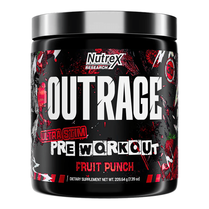Nutrex OUTRAGE | Ultra Stim Pre-Workout — Tiger Fitness