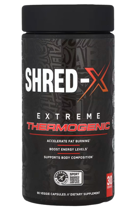 ABE Shred-X Extreme Thermogenic Capsules | Fat Burner for Energy, Focus & Metabolism