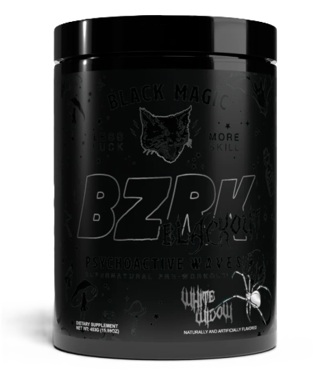 Black Magic BZRK Blackout | Extreme High-Stim Pre-Workout for Energy, Focus & Pumps