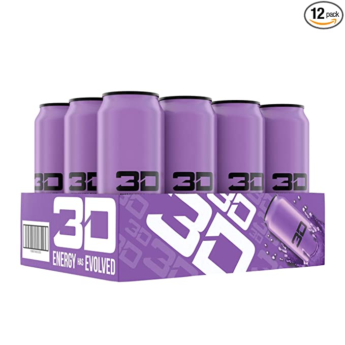 3D Energy Drink | Case of 12 - 3D Energy - Tiger Fitness