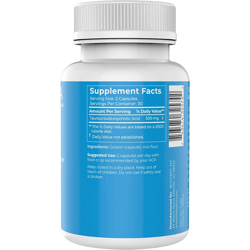 BodyBio TUDCA Tauroursodeoxycholic Acid Supplement Tiger Fitness bodybio-tudca-tauroursodeoxycholic-acid-supplement-tiger-fitness
