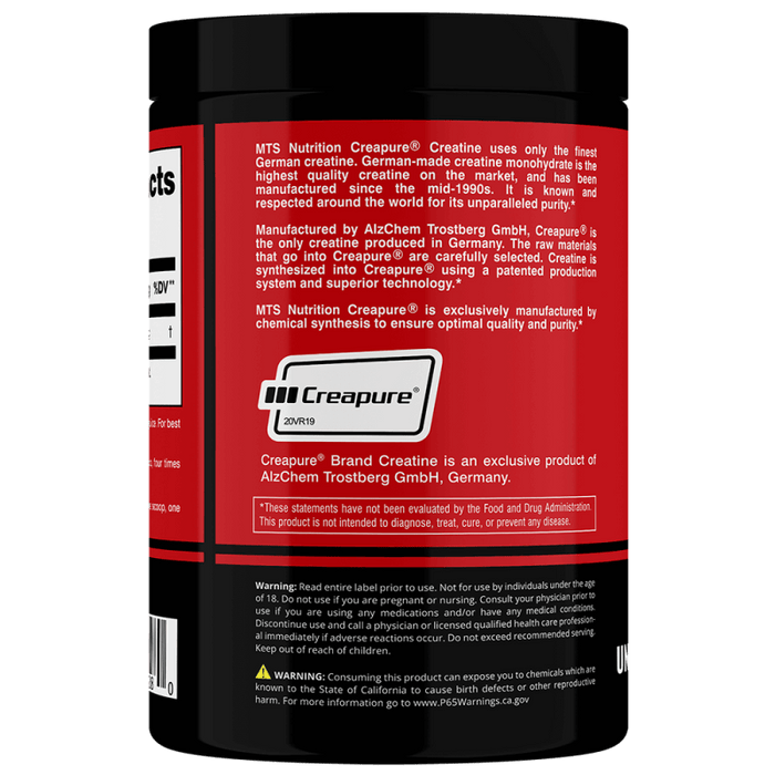 Creatine Powder (Creapure®) Pure German Creatine - MTS Nutrition - Tiger Fitness