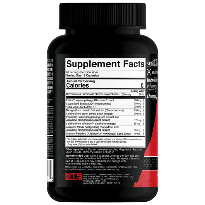 Drop Factor X® Thermogenic Fat Burning Powerhouse - MTS Nutrition - Tiger Fitness