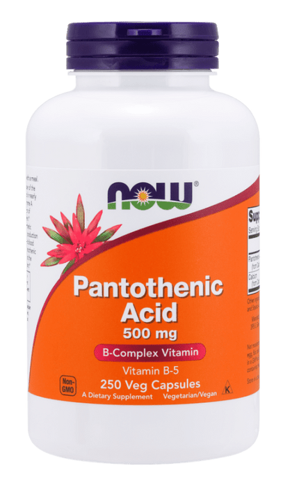 Pantothenic Acid 500mg - NOW Foods - Tiger Fitness
