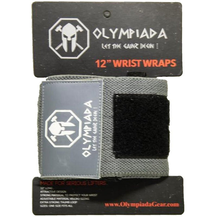 Wrist Wraps 12" - Olympiada Gear - Tiger Fitness