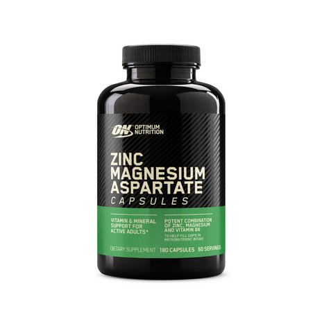 ON Zinc Magnesium Aspartate 180 Capsules - Optimum Nutrition - Tiger Fitness