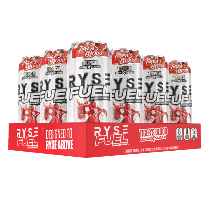 RYSE Fuel Energy Drink 12 Pack - RYSE - Tiger Fitness