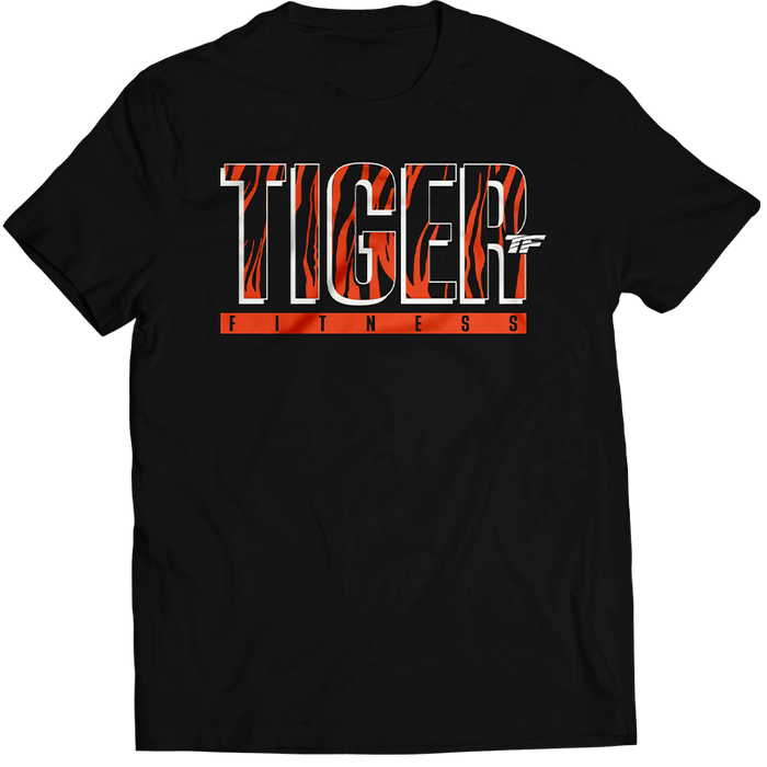 TF Stripes Black Friday T-Shirt - Tiger Fitness - Tiger Fitness